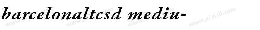 barcelonaltcsd mediu字体转换